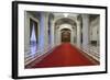 Romania, Bucharest, Palace of Parliament, Hallway Interior-Walter Bibikow-Framed Photographic Print