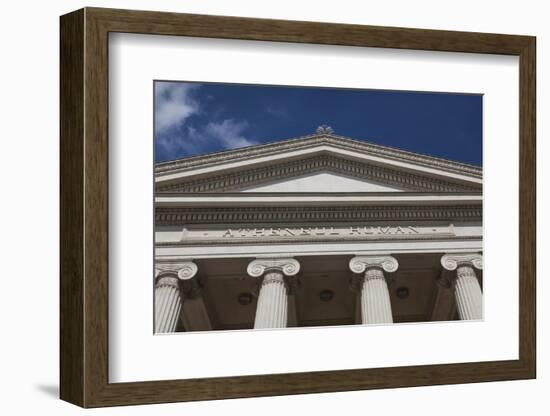 Romania, Bucharest, Romanian Athenaeum, Exterior-Walter Bibikow-Framed Photographic Print