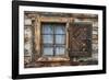 Romania, Bucovina, Campulung Moldovenesc, Craftsman's house window.-Emily Wilson-Framed Photographic Print