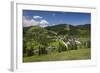 Romania, Bucovina Region, Bucovina Monasteries, Sucevita, Sucevita Monastery-Walter Bibikow-Framed Photographic Print