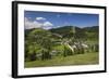 Romania, Bucovina Region, Bucovina Monasteries, Sucevita, Sucevita Monastery-Walter Bibikow-Framed Photographic Print