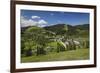 Romania, Bucovina Region, Bucovina Monasteries, Sucevita, Sucevita Monastery-Walter Bibikow-Framed Photographic Print