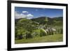 Romania, Bucovina Region, Bucovina Monasteries, Sucevita, Sucevita Monastery-Walter Bibikow-Framed Photographic Print