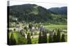 Romania, Bucovina, Sucevita. Looking Down on Sucevita Monastery-Katie Garrod-Stretched Canvas