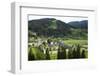 Romania, Bucovina, Sucevita. Looking Down on Sucevita Monastery-Katie Garrod-Framed Photographic Print