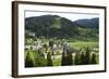 Romania, Bucovina, Sucevita. Looking Down on Sucevita Monastery-Katie Garrod-Framed Photographic Print