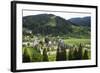 Romania, Bucovina, Sucevita. Looking Down on Sucevita Monastery-Katie Garrod-Framed Photographic Print