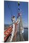 Romania, Constanta, Black Sea Tall Ships Regatta, Signal Flags-Walter Bibikow-Mounted Photographic Print