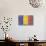 Romania Country Flag - Barnwood Painting-Lantern Press-Art Print displayed on a wall