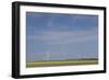 Romania, Danube River Delta, Bestepe, Farm Fields and Windmills-Walter Bibikow-Framed Photographic Print