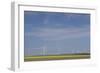 Romania, Danube River Delta, Bestepe, Farm Fields and Windmills-Walter Bibikow-Framed Photographic Print