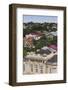 Romania, Danube River Delta, Tulcea, View with MGM Palace Club-Walter Bibikow-Framed Photographic Print