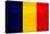 Romania Flag Design with Wood Patterning - Flags of the World Series-Philippe Hugonnard-Stretched Canvas