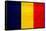 Romania Flag Design with Wood Patterning - Flags of the World Series-Philippe Hugonnard-Framed Stretched Canvas