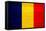 Romania Flag Design with Wood Patterning - Flags of the World Series-Philippe Hugonnard-Framed Stretched Canvas