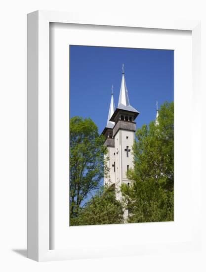 Romania, Maramures, Breb. the Twin Towers of the Orthodox Church in Breb.-Katie Garrod-Framed Photographic Print