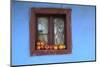 Romania, Maramures County, Dobricu Lapusului. Farm Window with apples.-Emily Wilson-Mounted Photographic Print