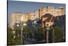 Romania, Maramures Region, Baia Mare, Boulevard Bucharesti-Walter Bibikow-Stretched Canvas