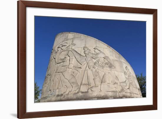 Romania, Maramures Region, Baia Mare, Romanian Soldier's Monument-Walter Bibikow-Framed Photographic Print
