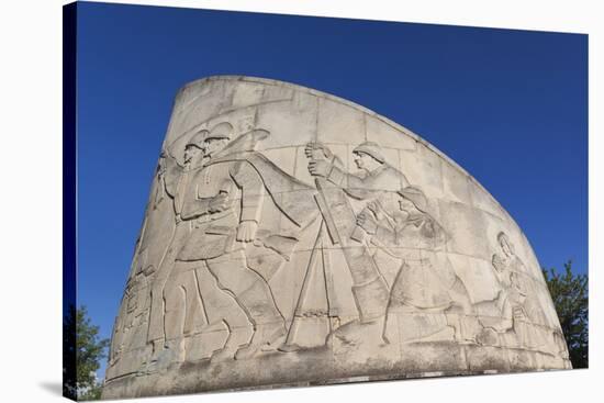 Romania, Maramures Region, Baia Mare, Romanian Soldier's Monument-Walter Bibikow-Stretched Canvas
