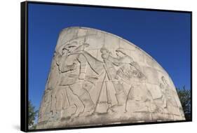 Romania, Maramures Region, Baia Mare, Romanian Soldier's Monument-Walter Bibikow-Framed Stretched Canvas