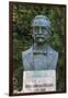 Romania, Moldavia, Iasi, Bust of Avraham Goldfaden-Walter Bibikow-Framed Photographic Print