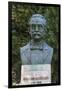 Romania, Moldavia, Iasi, Bust of Avraham Goldfaden-Walter Bibikow-Framed Photographic Print