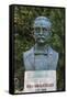 Romania, Moldavia, Iasi, Bust of Avraham Goldfaden-Walter Bibikow-Framed Stretched Canvas