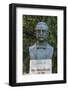 Romania, Moldavia, Iasi, Bust of Avraham Goldfaden-Walter Bibikow-Framed Photographic Print