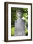 Romania, Moldavia, Iasi, Bust of Mihai Eminescu, Romantic Poet-Walter Bibikow-Framed Photographic Print