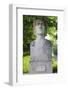 Romania, Moldavia, Iasi, Bust of Mihai Eminescu, Romantic Poet-Walter Bibikow-Framed Photographic Print