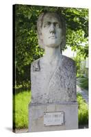Romania, Moldavia, Iasi, Bust of Mihai Eminescu, Romantic Poet-Walter Bibikow-Stretched Canvas