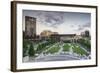 Romania, Moldavia, Iasi, Palas Mall by the Palace of Culture, Dusk-Walter Bibikow-Framed Photographic Print