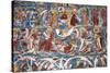 Romania, Moldavia, Moldovita. a Wall Painting at Moldovita Monastery.-Katie Garrod-Stretched Canvas