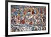 Romania, Moldavia, Moldovita. a Wall Painting at Moldovita Monastery.-Katie Garrod-Framed Photographic Print