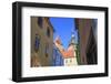 Romania, Mures County, Sighisoara, clock tower, symbol of the town.-Emily Wilson-Framed Photographic Print