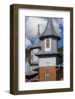 Romania, Rodna Mountains NP, Sesuri, Ski Resort, Town Orthodox Church-Walter Bibikow-Framed Photographic Print