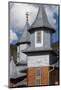 Romania, Rodna Mountains NP, Sesuri, Ski Resort, Town Orthodox Church-Walter Bibikow-Mounted Photographic Print