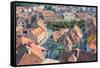 Romania - Sighisoara-Tupungato-Framed Stretched Canvas