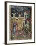 Romania, Sucevita Monastery Depicting St George Giving Alms, Detail from Life of St George-null-Framed Giclee Print