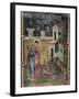 Romania, Sucevita Monastery Depicting St George Giving Alms, Detail from Life of St George-null-Framed Giclee Print