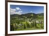 Romania, Sucevita, Sucevita Monastery, Exterior Elevated View-Walter Bibikow-Framed Photographic Print