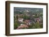 Romania, Transylvania, Bran, Elevated Town View from Bran Castle-Walter Bibikow-Framed Photographic Print