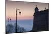 Romania, Transylvania, Brasov, Brasov Citadel, Dawn-Walter Bibikow-Mounted Photographic Print