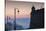 Romania, Transylvania, Brasov, Brasov Citadel, Dawn-Walter Bibikow-Stretched Canvas