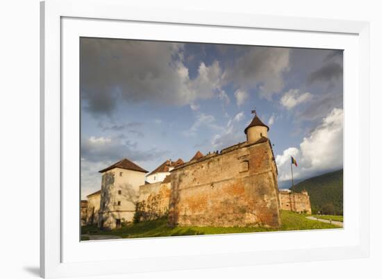 Romania, Transylvania, Brasov, Brasov Citadel, Sunset-Walter Bibikow-Framed Photographic Print