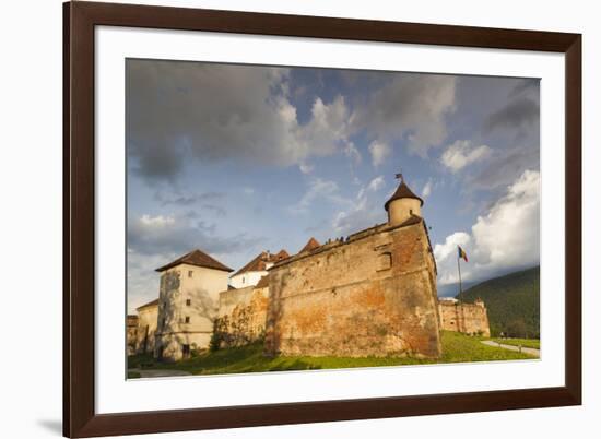 Romania, Transylvania, Brasov, Brasov Citadel, Sunset-Walter Bibikow-Framed Photographic Print