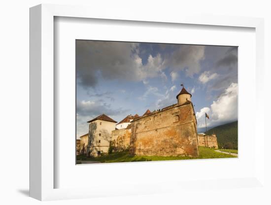 Romania, Transylvania, Brasov, Brasov Citadel, Sunset-Walter Bibikow-Framed Photographic Print