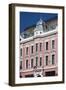 Romania, Transylvania, Brasov, Romanian National Bank Building-Walter Bibikow-Framed Premium Photographic Print