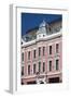 Romania, Transylvania, Brasov, Romanian National Bank Building-Walter Bibikow-Framed Premium Photographic Print